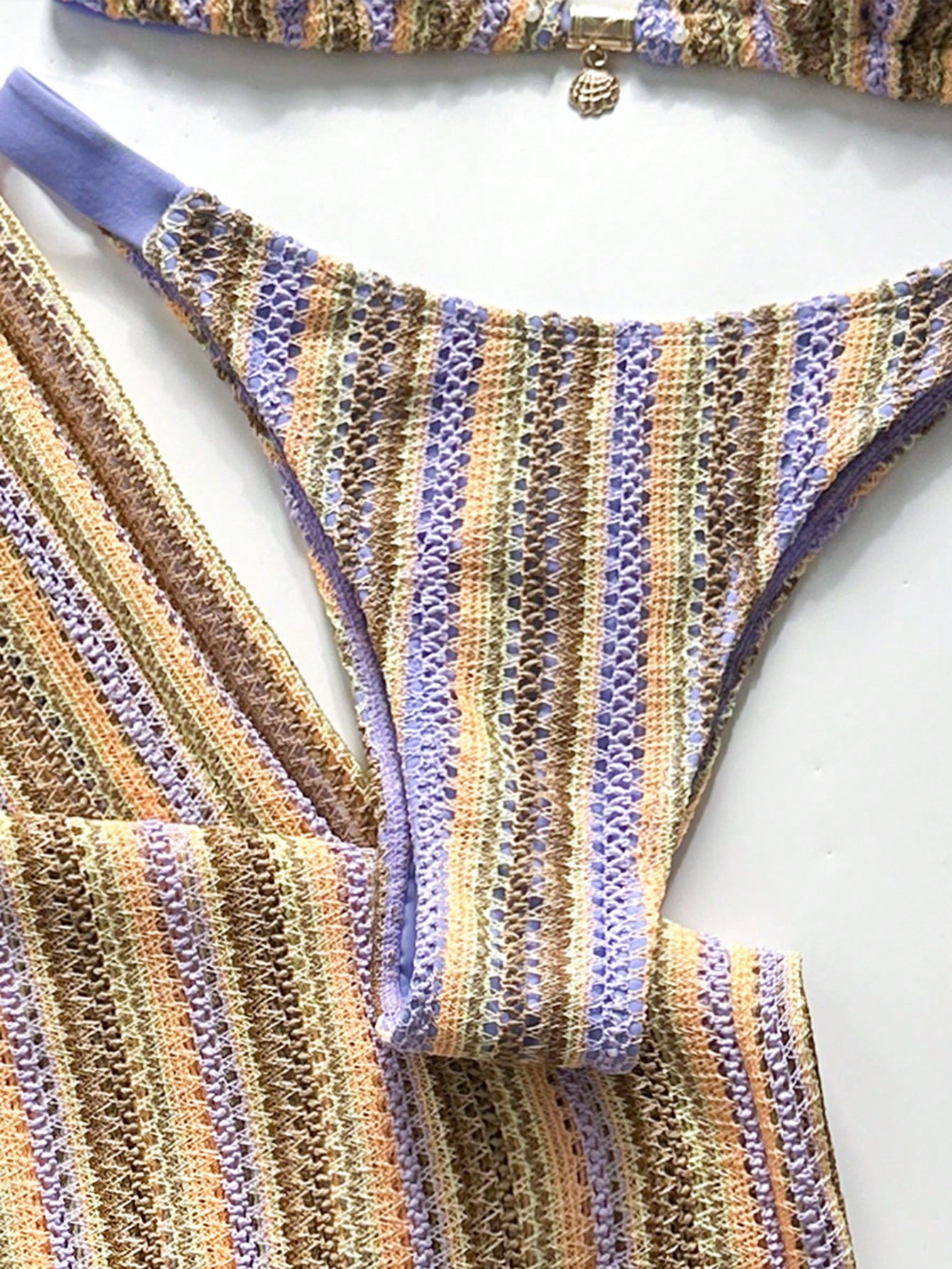 Conjunto Biquíni Tricô 3 Peças Mia