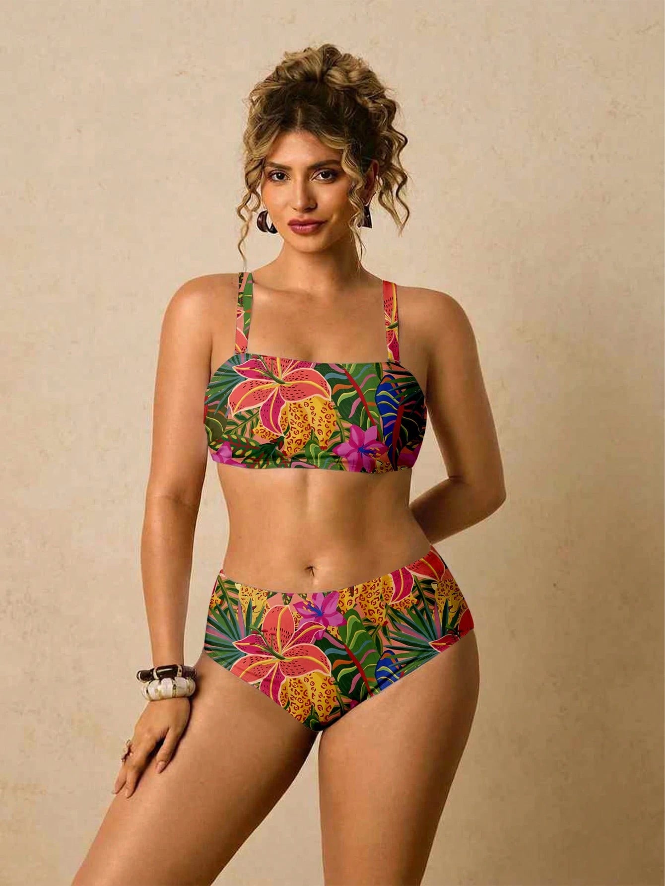 Biquíni Plus Size Tropical Maya 