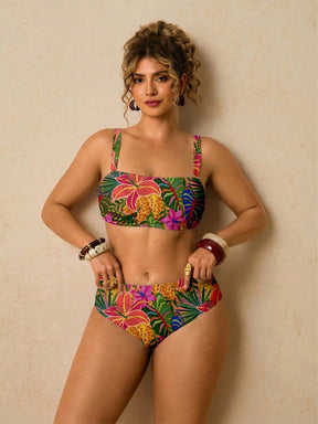 Biquíni Plus Size Tropical Maya 