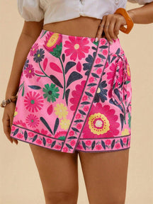 Shorts Casual de Praia Plus Size Zoe