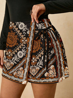Shorts Casual de Praia Plus Size Zoe