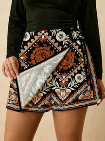 Shorts Casual de Praia Plus Size Zoe