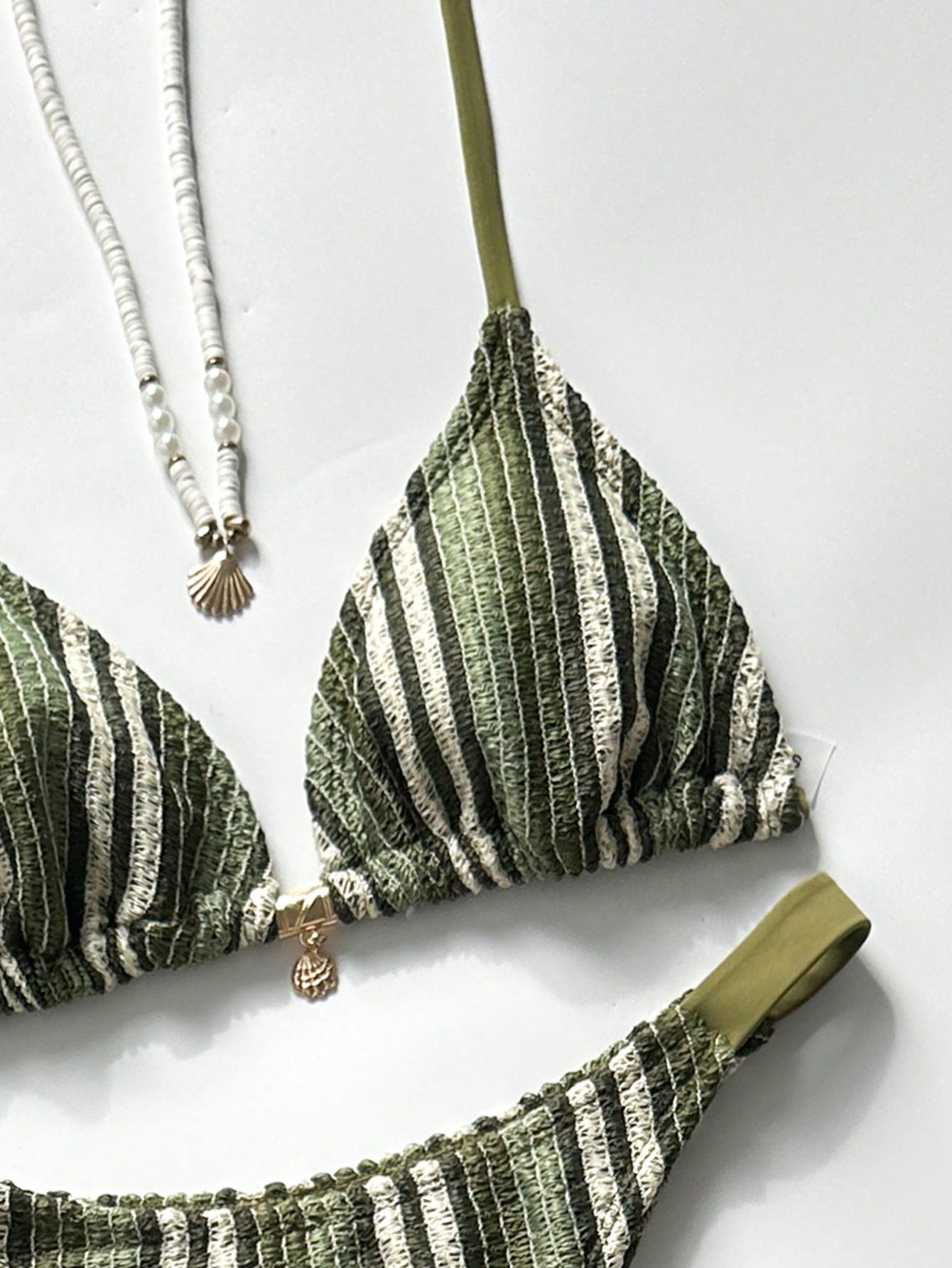 Conjunto Biquíni Tricô 3 Peças Mia