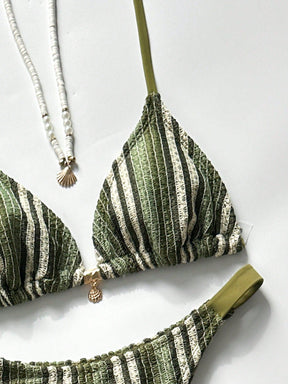 Conjunto Biquíni Tricô 3 Peças Mia
