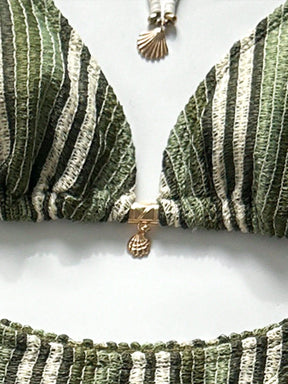 Conjunto Biquíni Tricô 3 Peças Mia