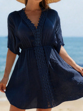Saída Elegante Renda Verão