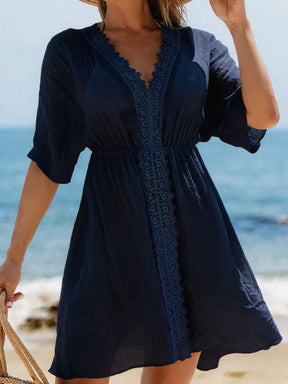 Saída Elegante Renda Verão