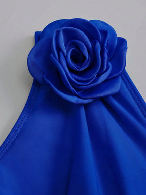 Maiô Elegante Flor 3D Lívia