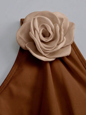 Maiô Luxo Flor 3D Mila