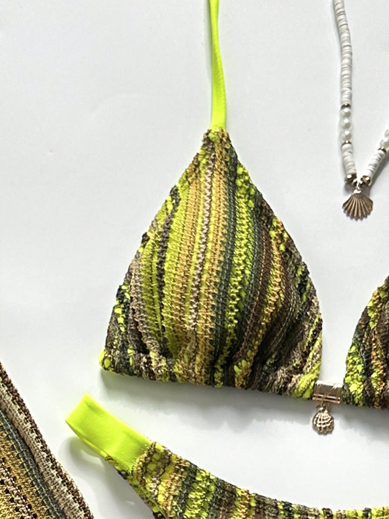Conjunto Biquíni Tricô 3 Peças Mia