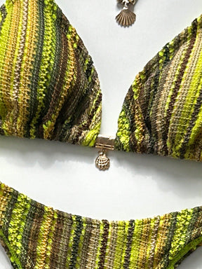 Conjunto Biquíni Tricô 3 Peças Mia