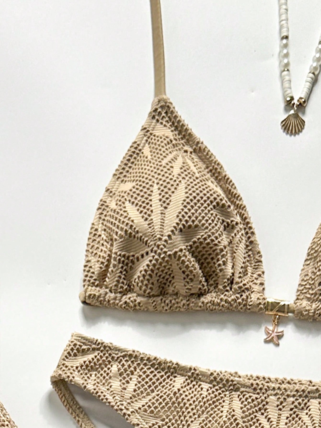 Conjunto Biquíni Tricô 3 Peças Mia