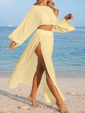 Conjunto 2 Peças Saída Resort Saia Longa