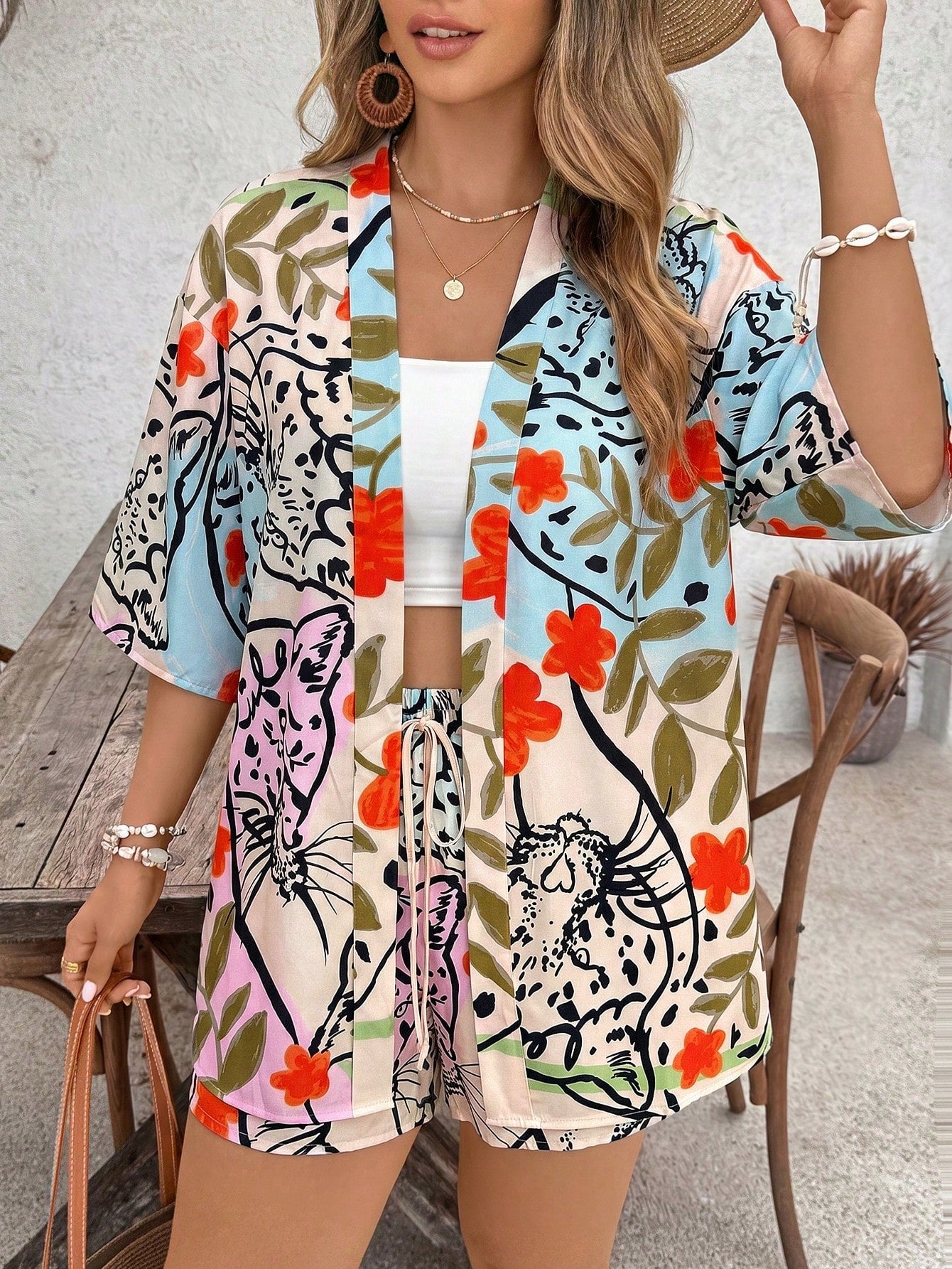 Conjunto Tropical 2 Peças Ayla