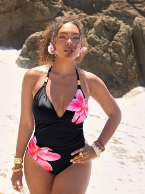 Maiô Plus Size Luxo Tropical Ísis