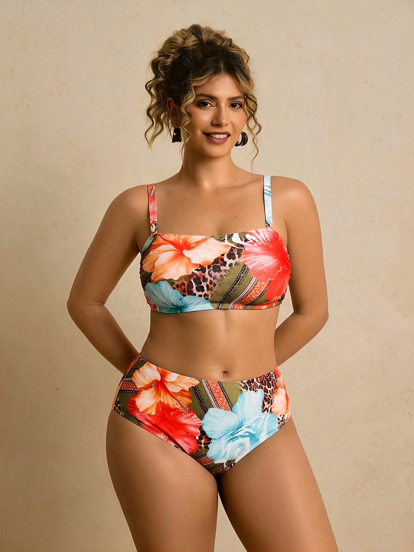 Biquíni Plus Size Tropical Maya 