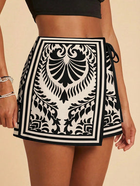 Shorts Casual de Praia Plus Size Zoe