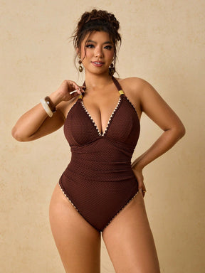 Maiô Plus Size Luxo Tropical Ísis