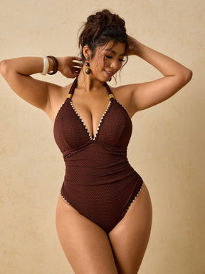 Maiô Plus Size Luxo Tropical Ísis