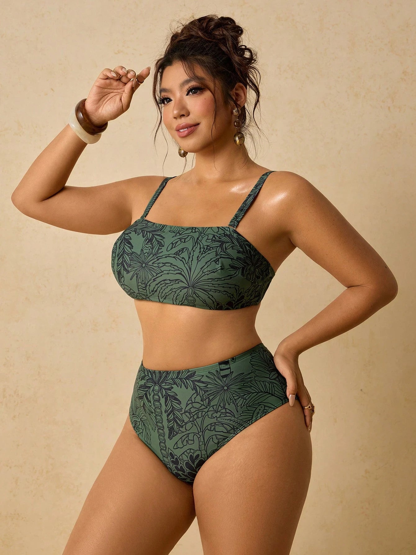Biquíni Plus Size Tropical Maya 