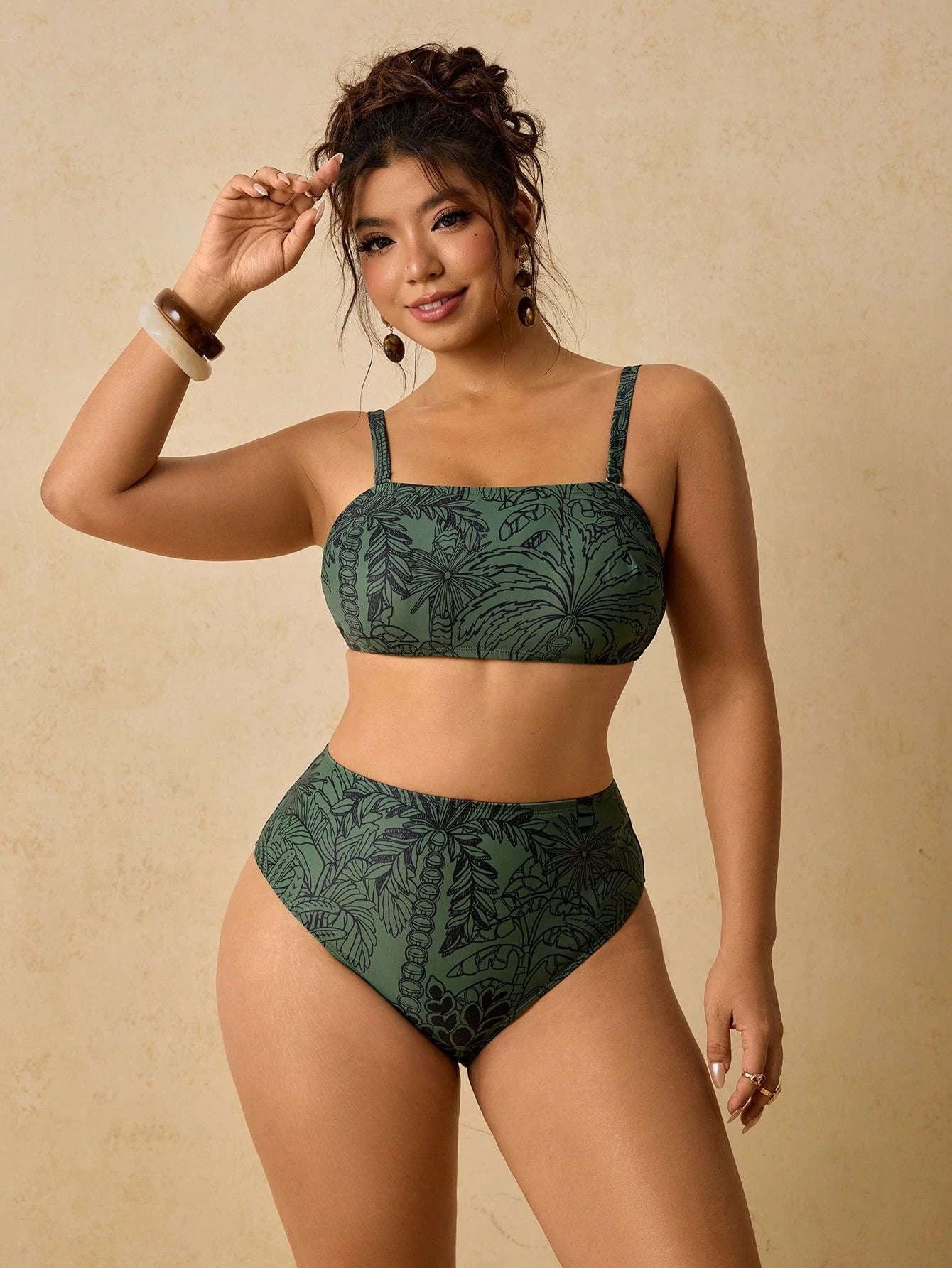Biquíni Plus Size Tropical Maya 