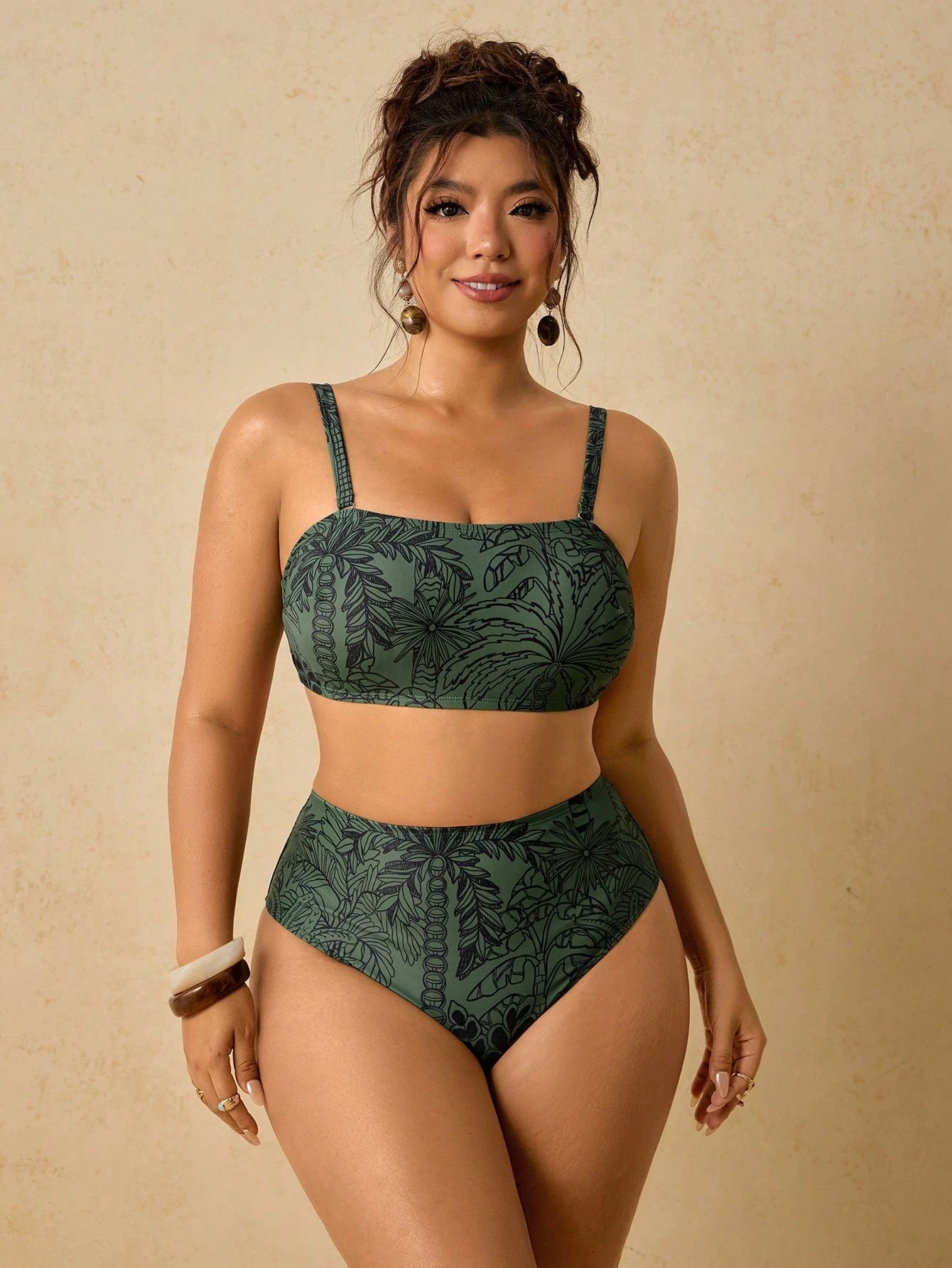 Biquíni Plus Size Tropical Maya 