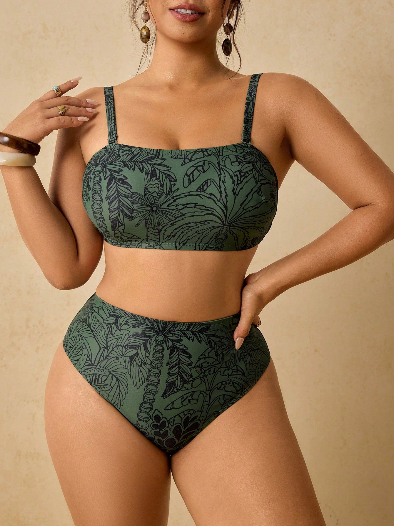 Biquíni Plus Size Tropical Maya 