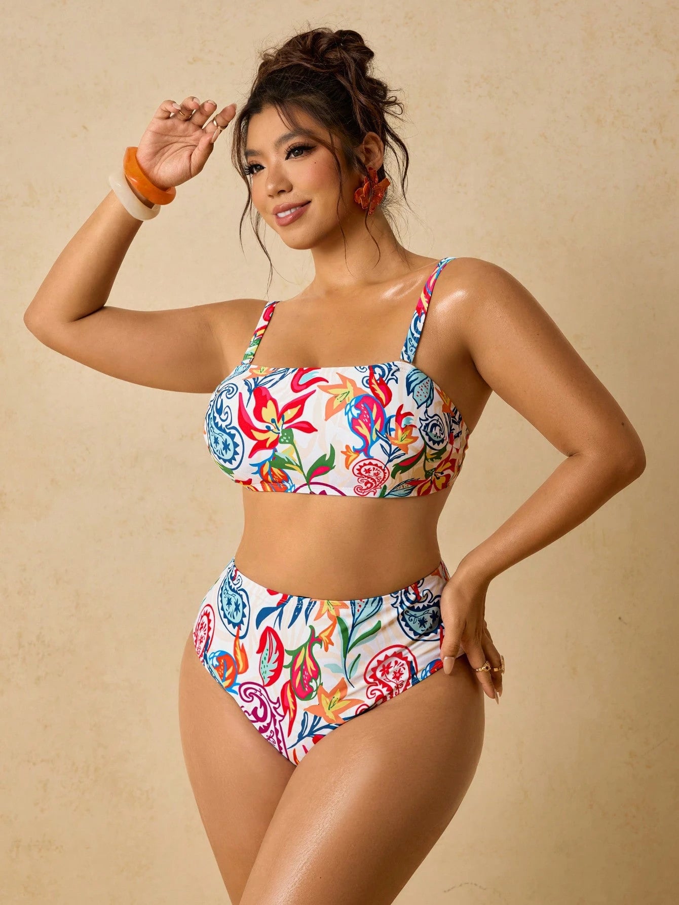 Biquíni Plus Size Tropical Maya 