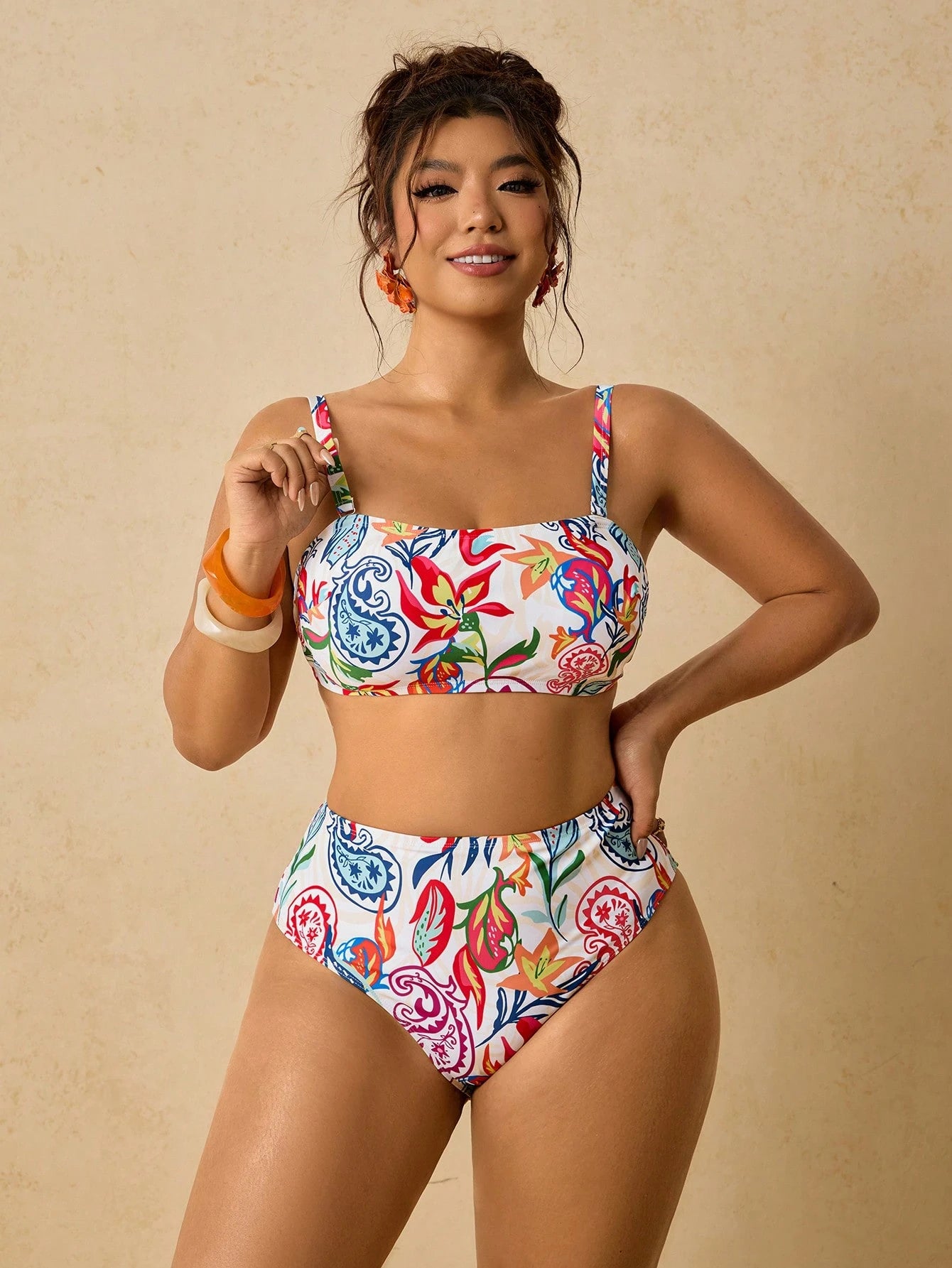 Biquíni Plus Size Tropical Maya 