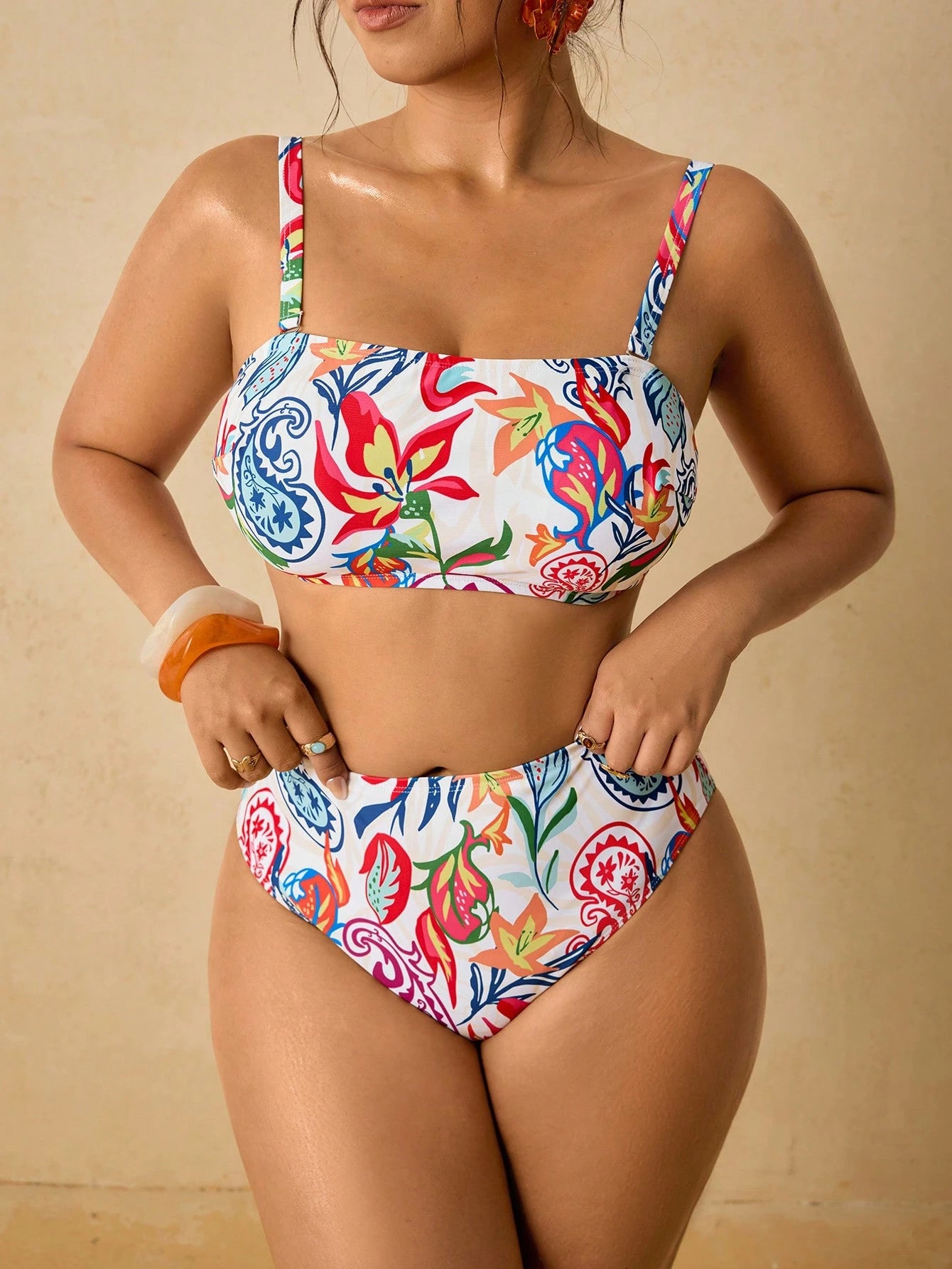 Biquíni Plus Size Tropical Maya 