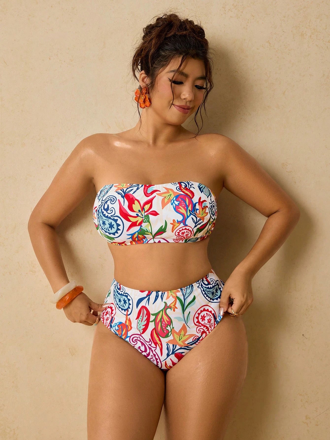 Biquíni Plus Size Tropical Maya 