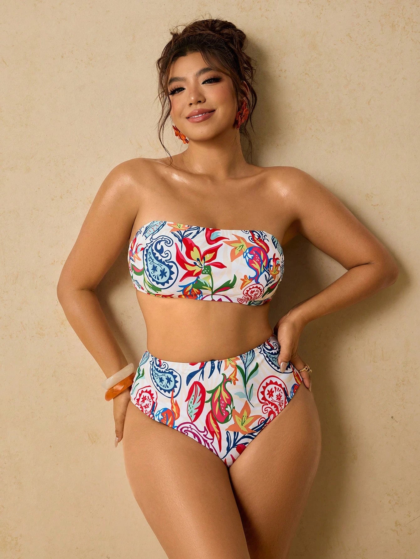 Biquíni Plus Size Tropical Maya 