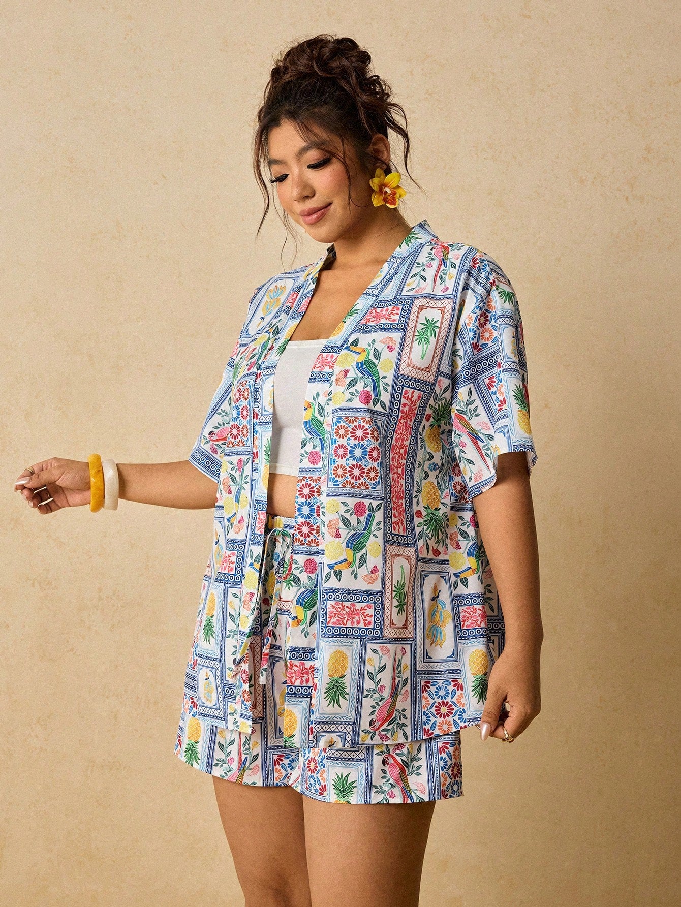 Conjunto Tropical 2 Peças Ayla