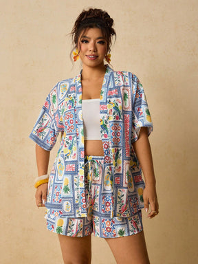 Conjunto Tropical 2 Peças Ayla