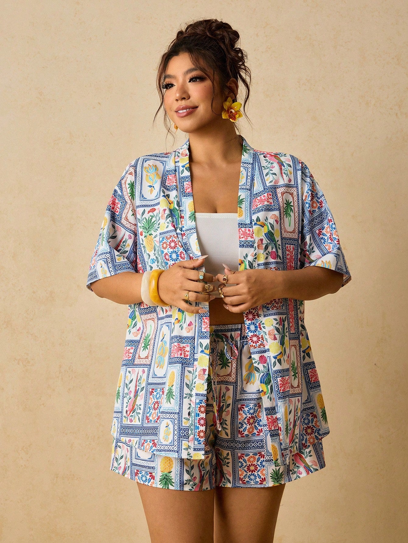Conjunto Tropical 2 Peças Ayla