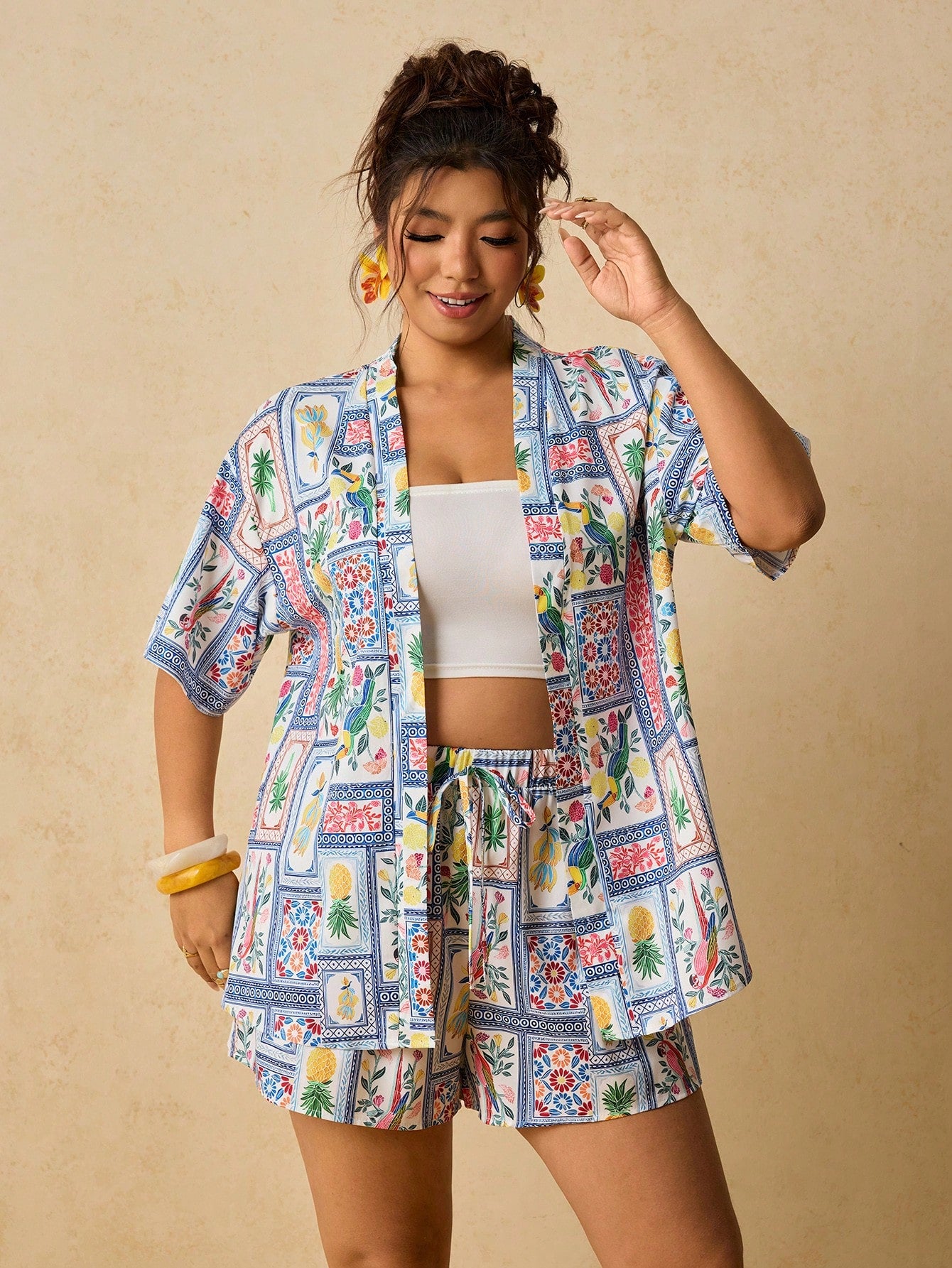 Conjunto Tropical 2 Peças Ayla