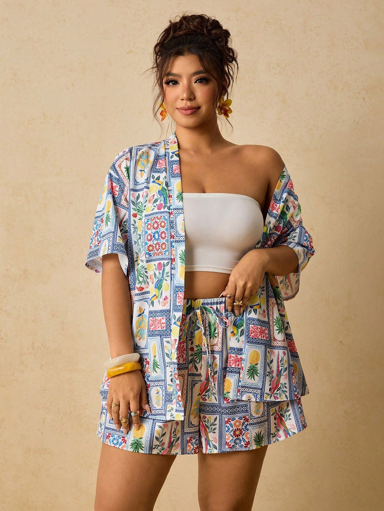 Conjunto Tropical 2 Peças Ayla