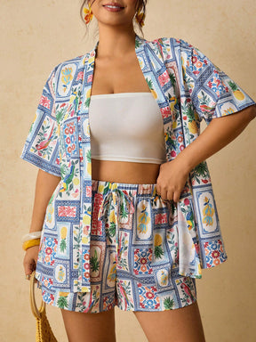 Conjunto Tropical 2 Peças Ayla