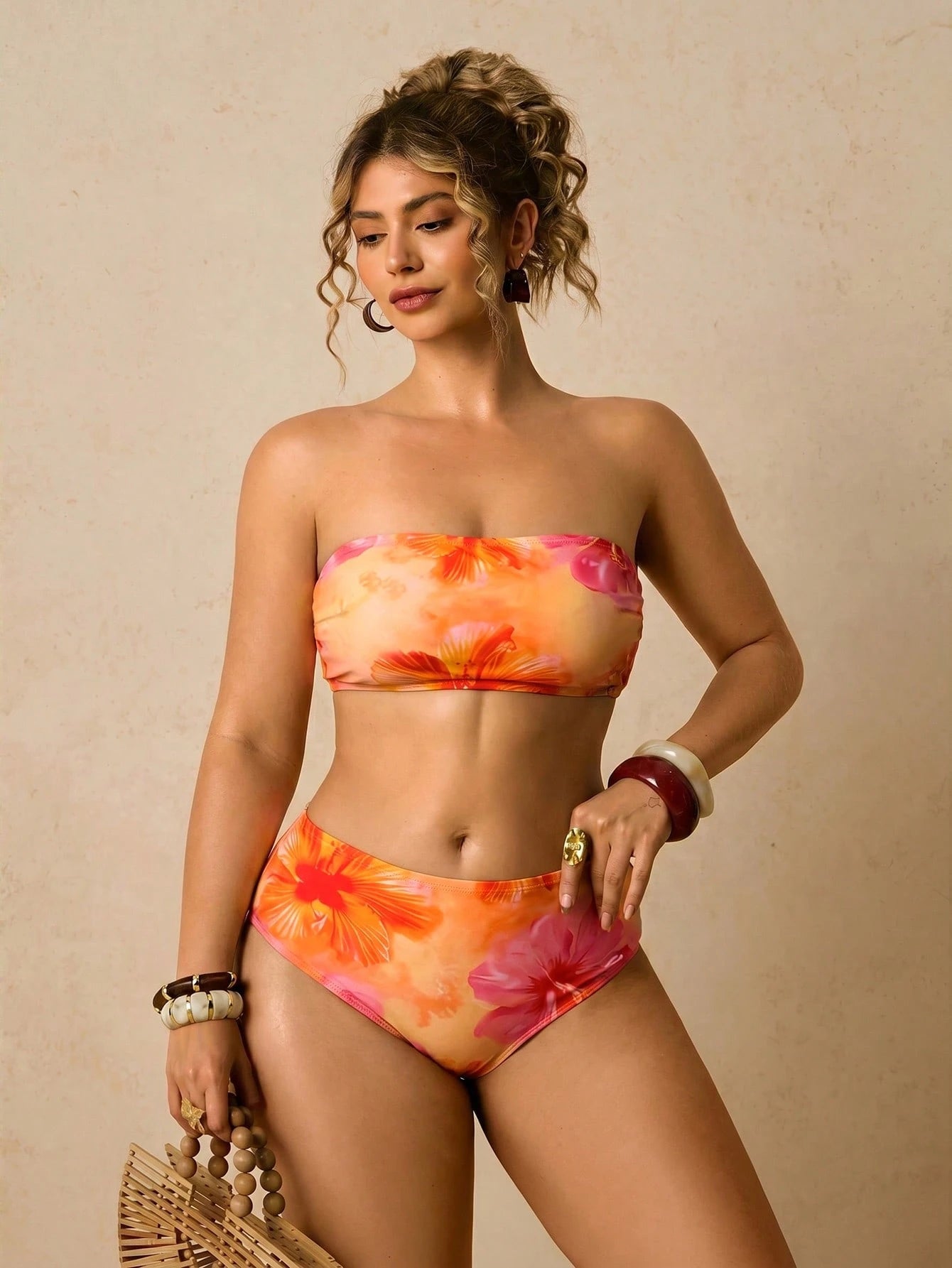 Biquíni Plus Size Tropical Maya 