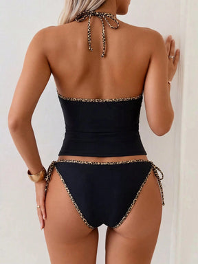 Tankini Minimalista com Amarração