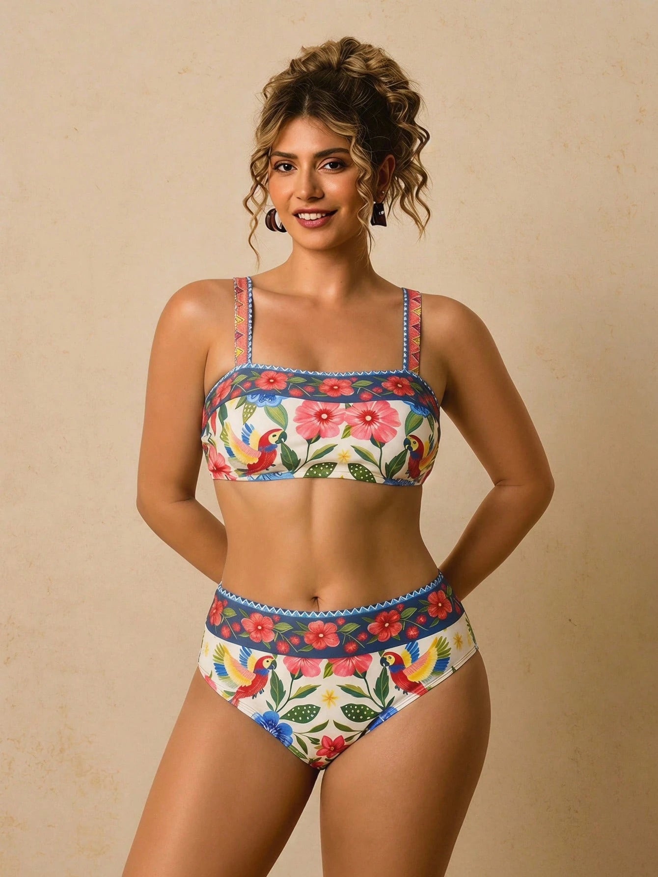 Biquíni Plus Size Tropical Maya 