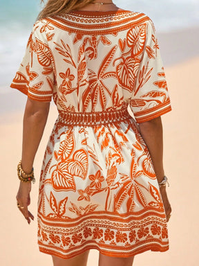 Saída de Praia Vestido Tropical Lívia
