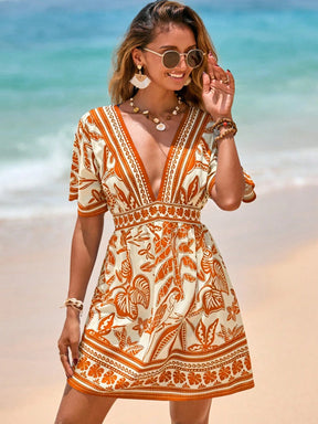Saída de Praia Vestido Tropical Lívia