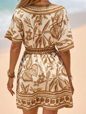 Saída de Praia Vestido Tropical Lívia