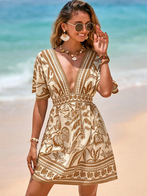 Saída de Praia Vestido Tropical Lívia