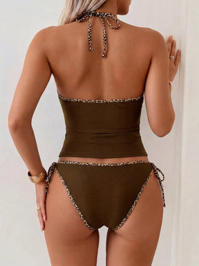 Tankini Minimalista com Amarração