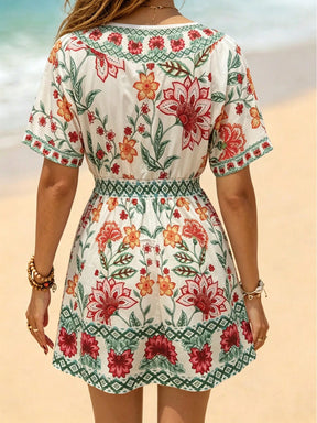 Saída de Praia Vestido Tropical Lívia