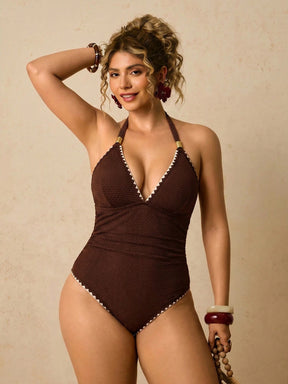Maiô Plus Size Luxo Tropical Ísis