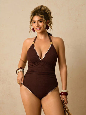 Maiô Plus Size Luxo Tropical Ísis