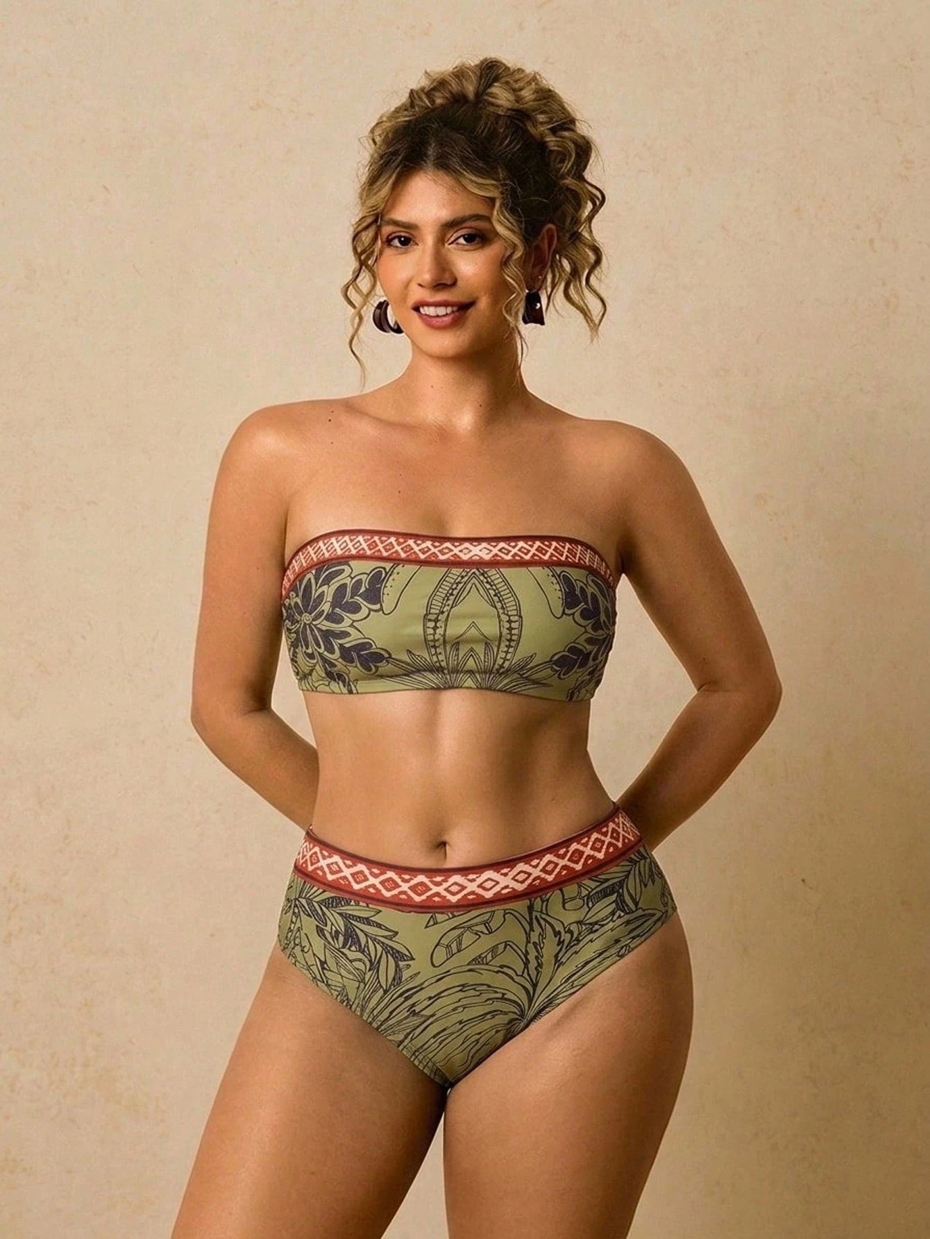 Biquíni Plus Size Tropical Maya 